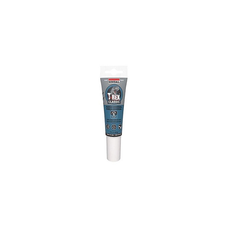 Compra Adhesivo montaje sellador t-rex classic 125 ml blanco SOUDAL 125505 al mejor precio