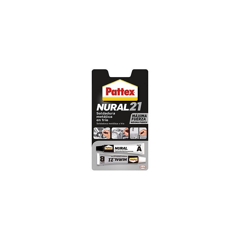 Compra Adhesivo nural 21 soldadura metal en frio 22 ml PATTEX 2668490 al mejor precio