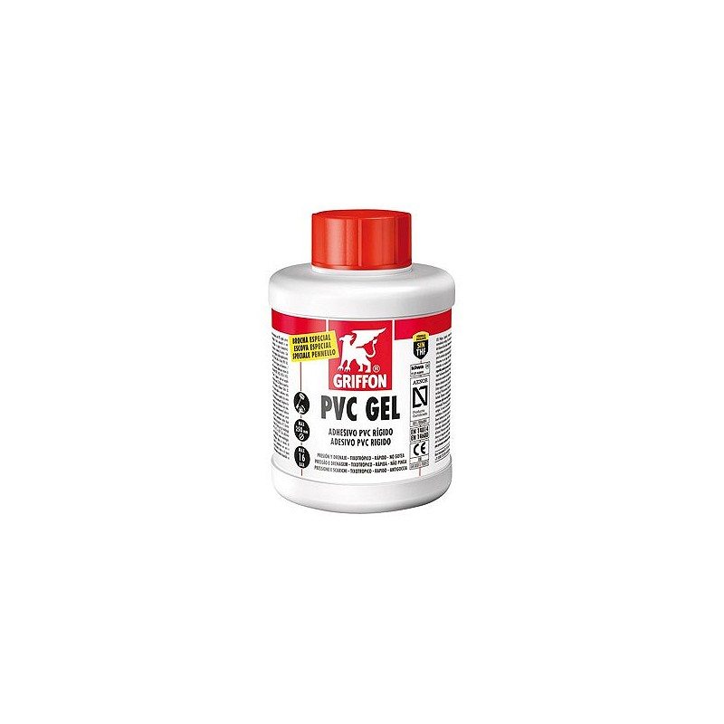 Compra Adhesivo pvc rígido gel 500 ml GRIFFON 6112091 al mejor precio