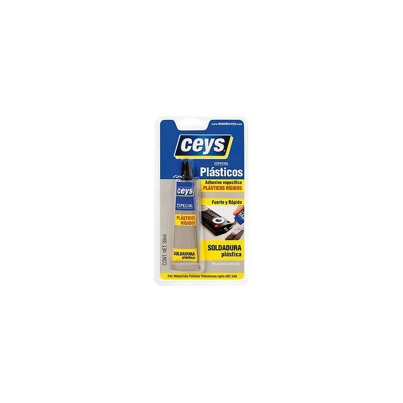 Compra Adhesivo reparador plasticos rigidos 30 ml CEYS 501027 al mejor precio