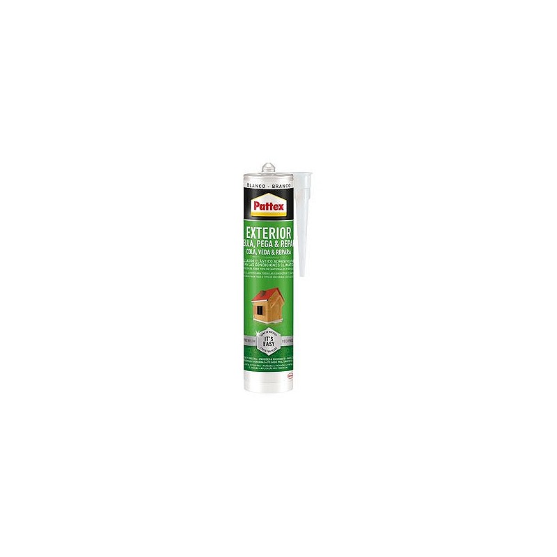 Compra Adhesivo sellador exterior es facil 280 ml blanco PATTEX 2646473 al mejor precio