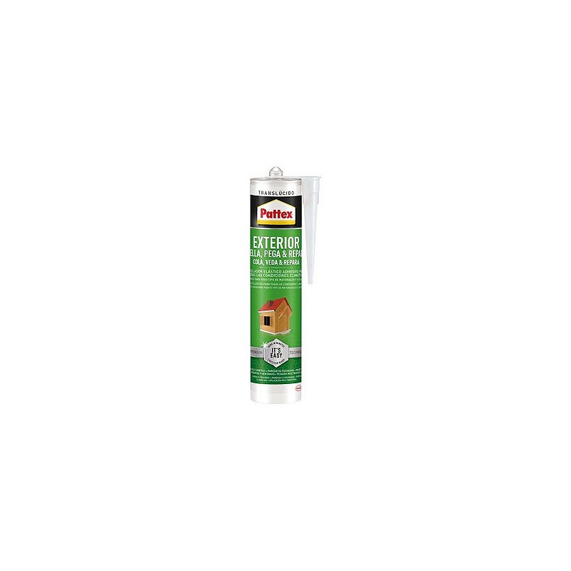 Compra Adhesivo sellador exterior es facil 280 ml transparente PATTEX 2646471 al mejor precio