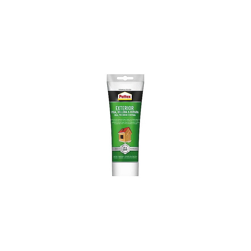 Compra Adhesivo sellador exterior es facil 80 ml transparente PATTEX 2649488 al mejor precio