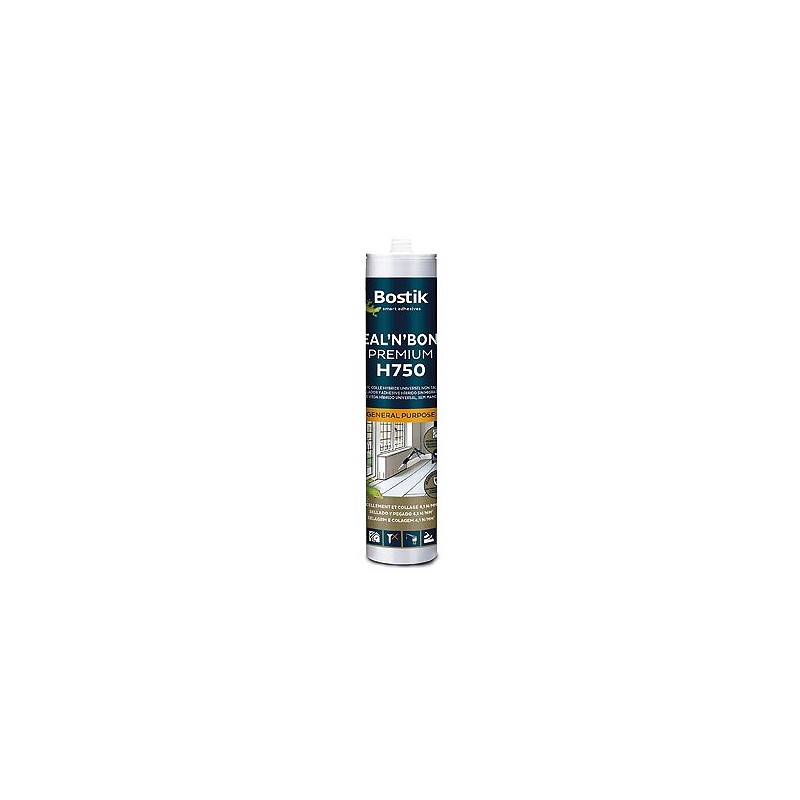 Compra Adhesivo sellador h750 seal n bond premium 290 ml gris BOSTIK 30623824 al mejor precio