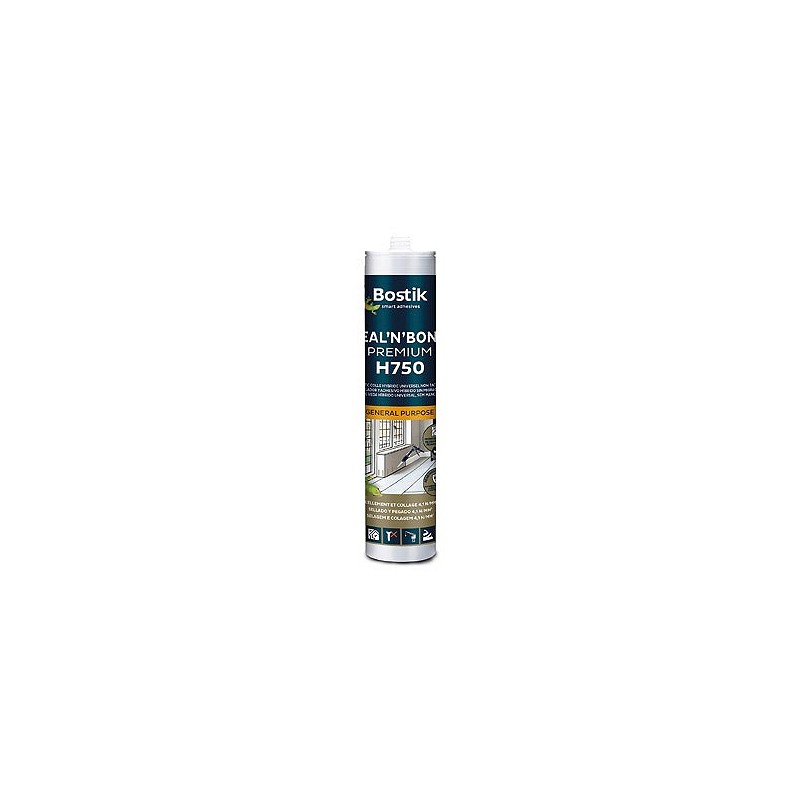 Compra Adhesivo sellador h750 seal n bond premium 290 ml negro BOSTIK 30623882 al mejor precio