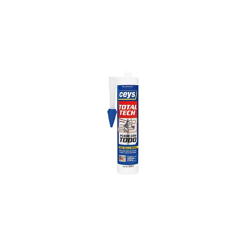 Compra Adhesivo sellador total tech 290 ml blanco CEYS 507216 al mejor precio