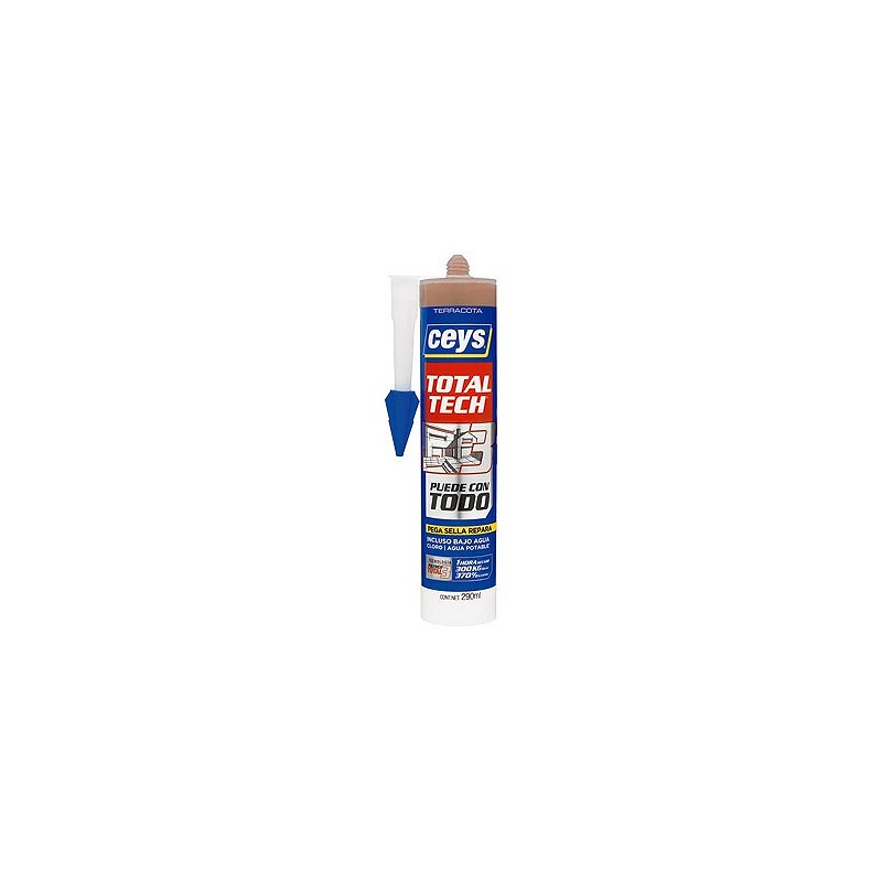 Compra Adhesivo sellador total tech 290 ml terracota CEYS 507223 al mejor precio