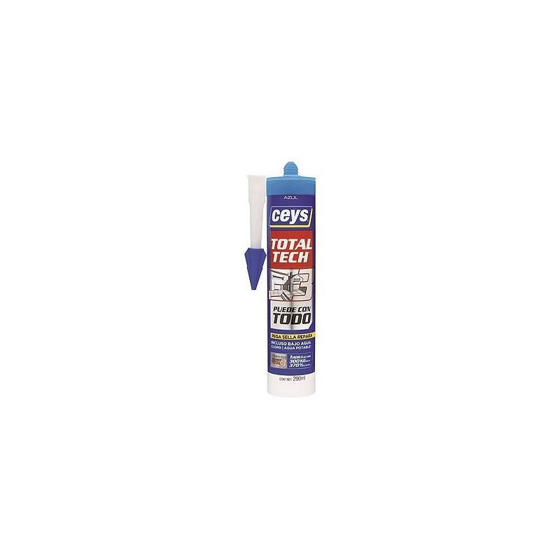 Compra Adhesivo sellador total tech 290 ml azul CEYS 507125 al mejor precio