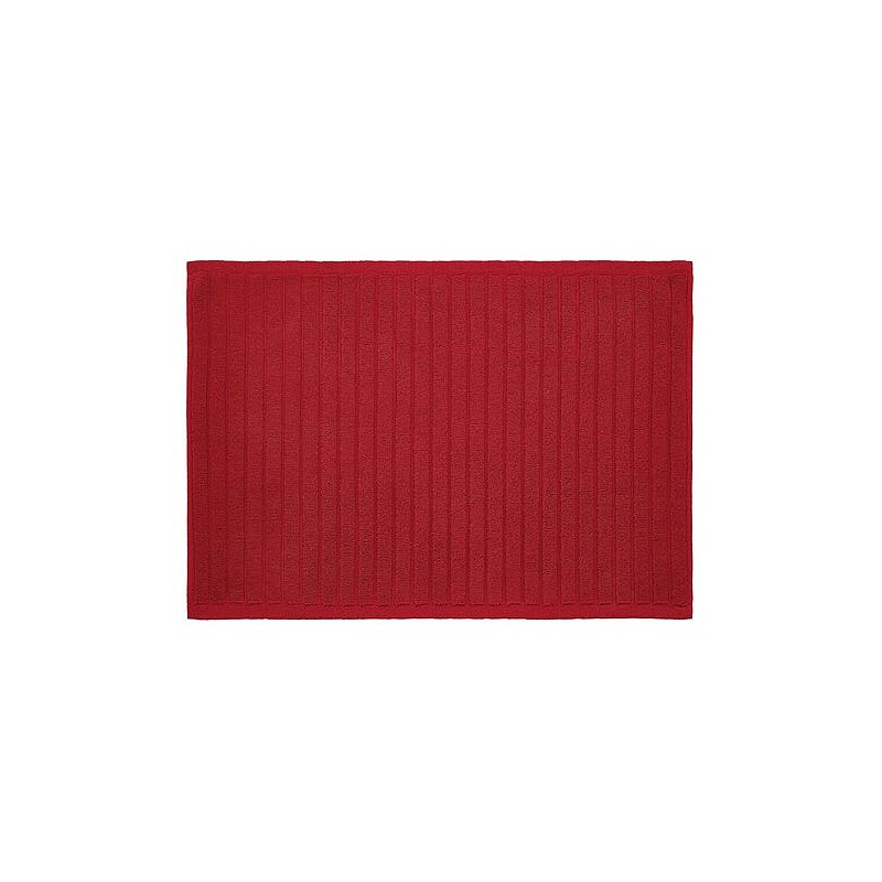 Compra Alfombra baño algodon rizo rojo 45 x 65 cm ATENAS 411.45X65.02 al mejor precio