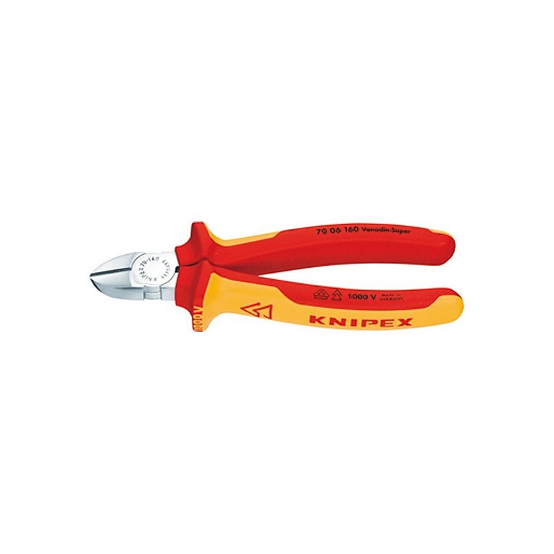 Compra Alicate corte diagonal vde 160 mm KNIPEX PREMIUM 70 06 160 al mejor precio