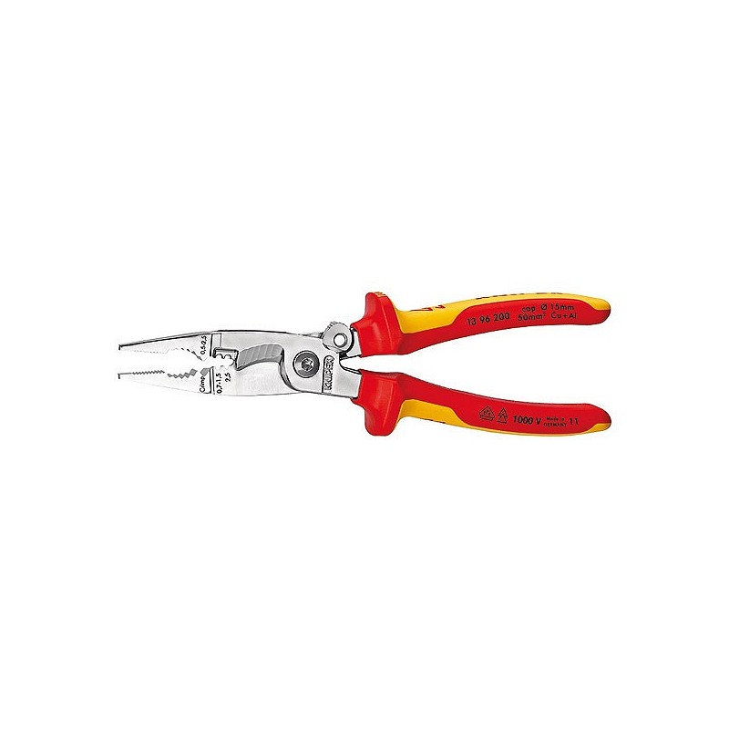 Compra Alicate instalaciones electricas vde 200 mm KNIPEX PREMIUM 13 96 200 al mejor precio