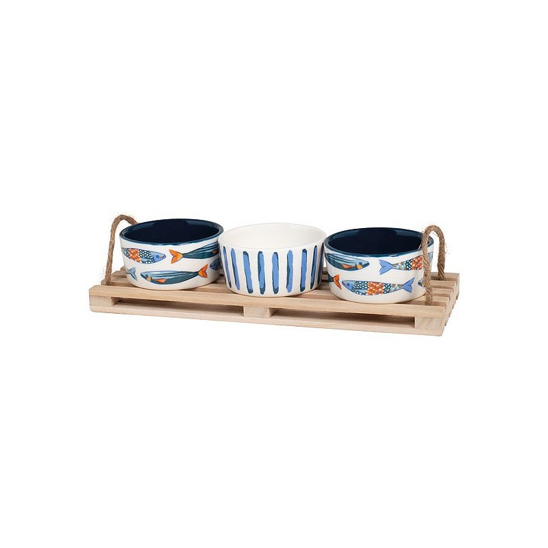 Compra Aperitivo stoneware base set 3 pzas diámetro 8,5 cm NON 9422700 al mejor precio