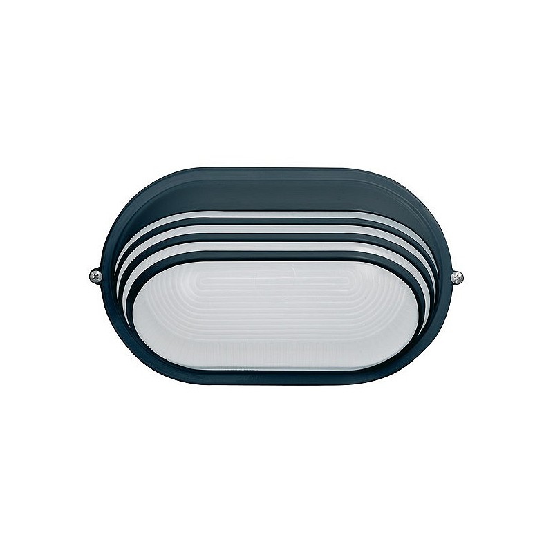 Compra Aplique exterior oval negro ip54 e27 60w LUXFORM LUX0254Z/IL556895 al mejor precio