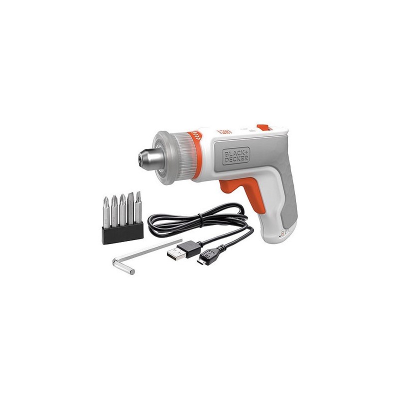 Compra Atornillador bateria hexdriver 3,6 v 1,5 ah, con luz led BLACK & DECKER BCRTA01 al mejor precio