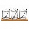 Compra Azucarero triple base madera set 3u ANDREA MS72000 al mejor precio