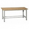 Compra Banco de vestuario madera metalica 100 x 47.5 x 32 cm SIMONRACK 90438D1000 al mejor precio