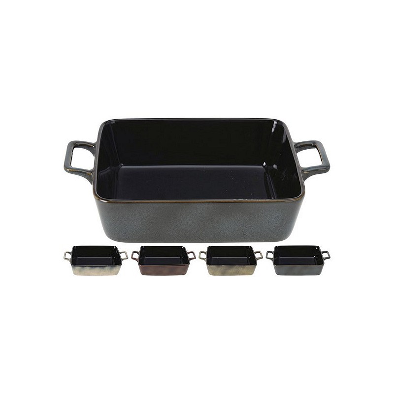 Compra Bandeja con asas stoneware 23,5 x 15 x 6 cm - surtida NON Q51200080 al mejor precio