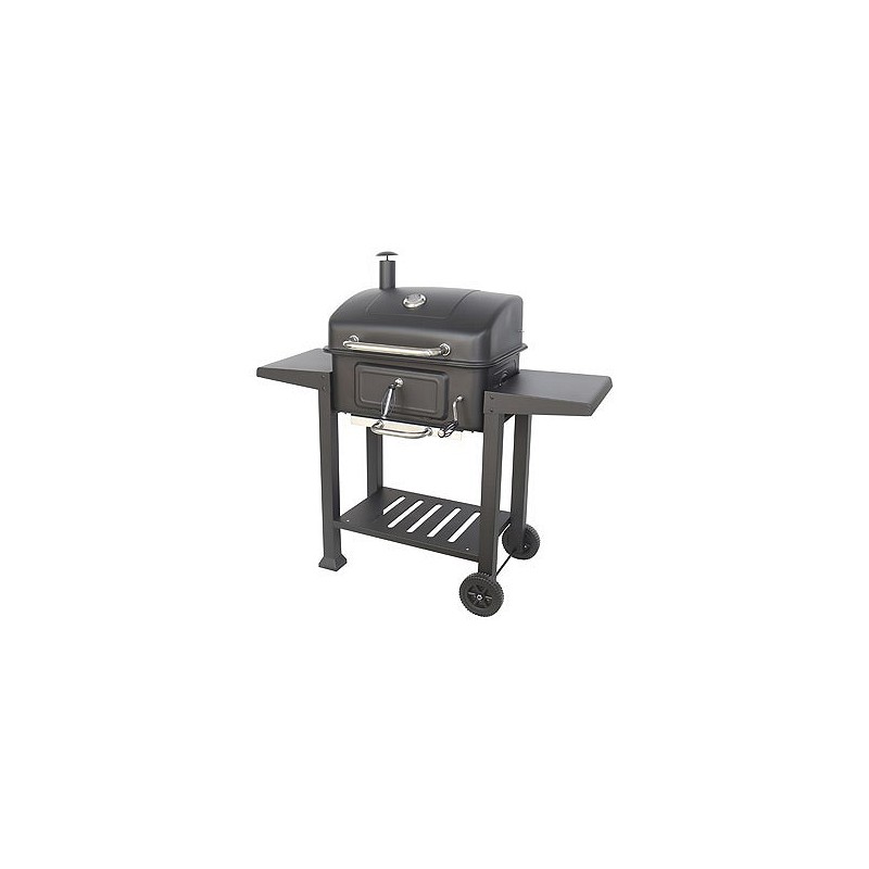 Compra BARBACOA CARBON CON TAPA Y DOS MESAS AUXILIARES 121,5 X 62 X 104 CM NATUUR FT01-015 al mejor precio