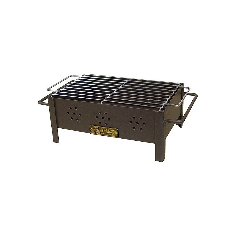 Compra Barbacoa carbon rectangular sobremesa parrilla cincada 31 x 21 x 14 cm IMEX EL ZORRO 71431 al mejor precio