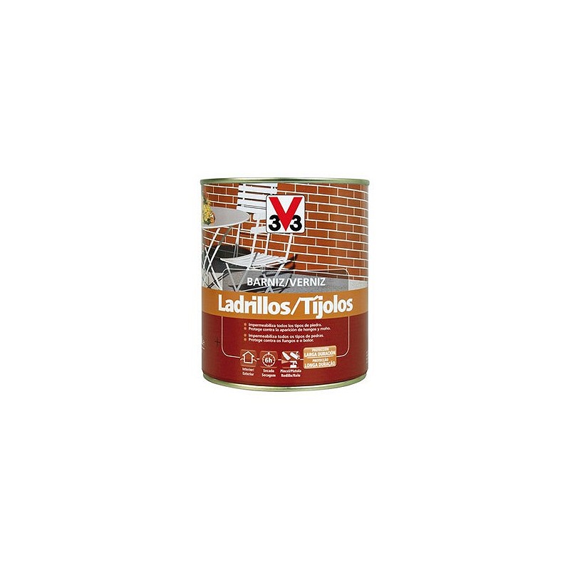 Compra Barniz exterior ladrillo incoloro mate 750 ml V33 6862 al mejor precio