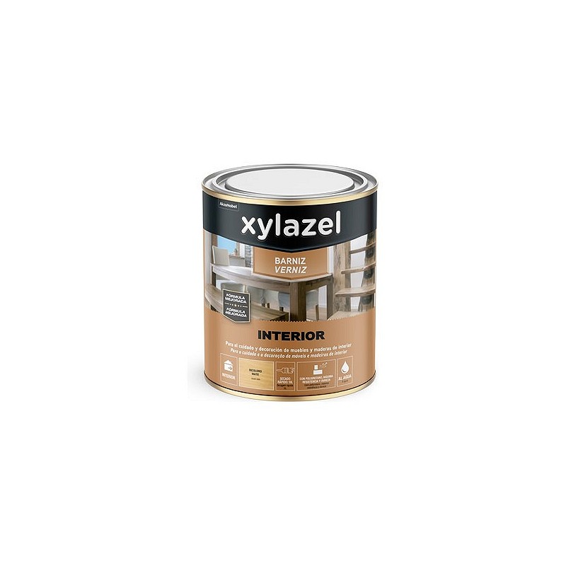 Compra Barniz interior al agua mate 250 ml incoloro XYLAZEL 5799026 al mejor precio