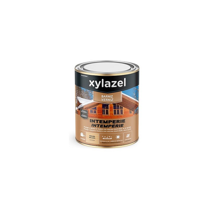 Compra Barniz sintetico exterior intemperie brillante 750 ml incoloro XYLAZEL 5798672 al mejor precio