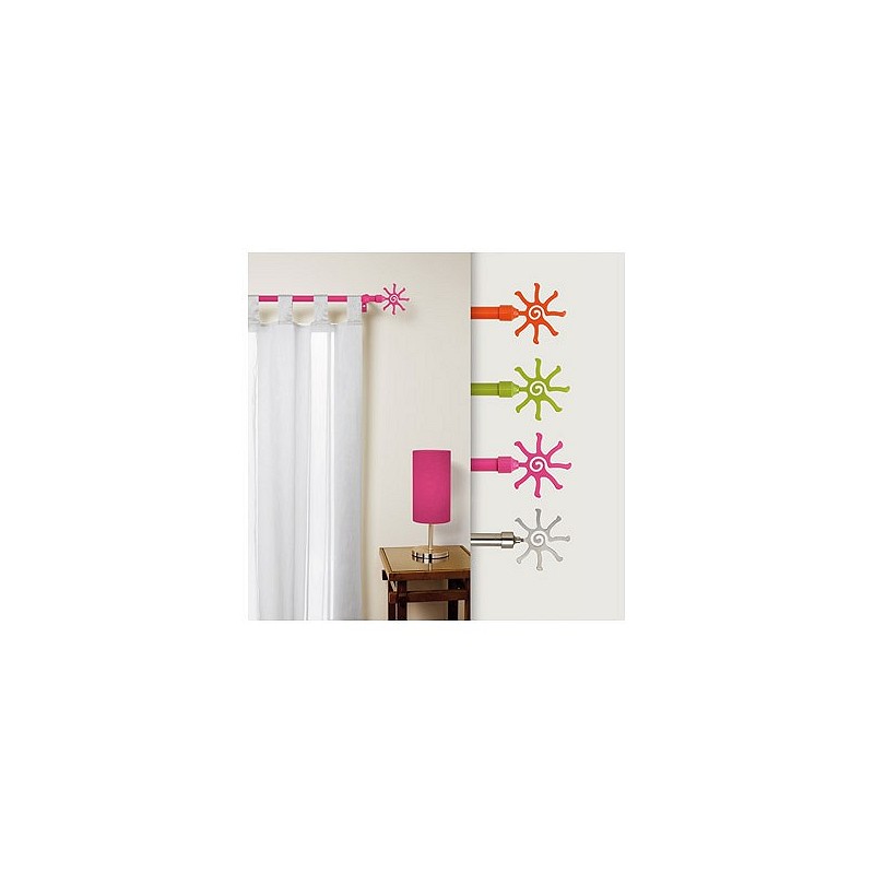 Compra Barra cortina kit 160-300cm sol fucsia FK091 al mejor precio