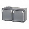 Compra Base schuko superficie doble gris ip55 plexo LEGRAND 191505 al mejor precio