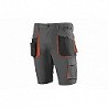 Compra Bermuda algodon poliester top range gris / naranja talla m JUBA 962/M al mejor precio