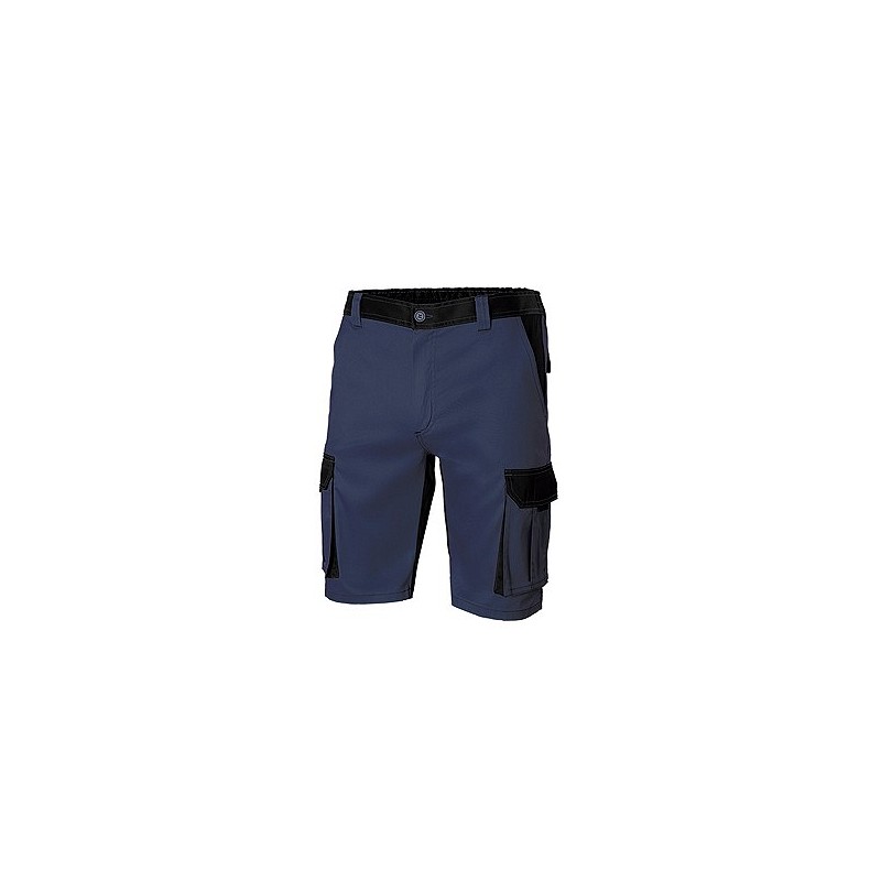 Compra BERMUDA POLIESTER / ALGODON 200 GR SOLID MATCH NAVY / NEGRO TALLA 44 VELILLA 103021B 61/0 44 al mejor precio