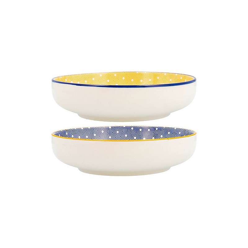 Compra Bol/plato porcelana decorado diámetro 20 x 5 cm colores surtido NON 5424073 al mejor precio