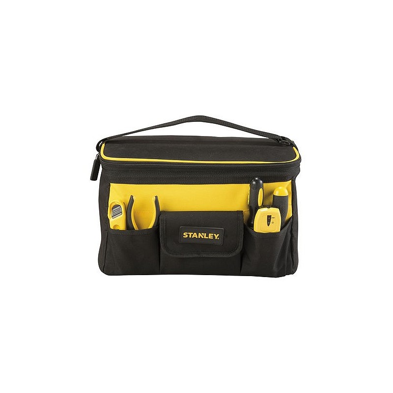 Compra Bolsa para herramientas negro tapa plana 230 x 340 x 250 mm STANLEY STST1-73615 al mejor precio