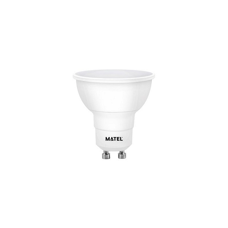 Compra Bombilla led dicroica regulable gu10 luz calida 750lm 8w MATEL 22638 al mejor precio