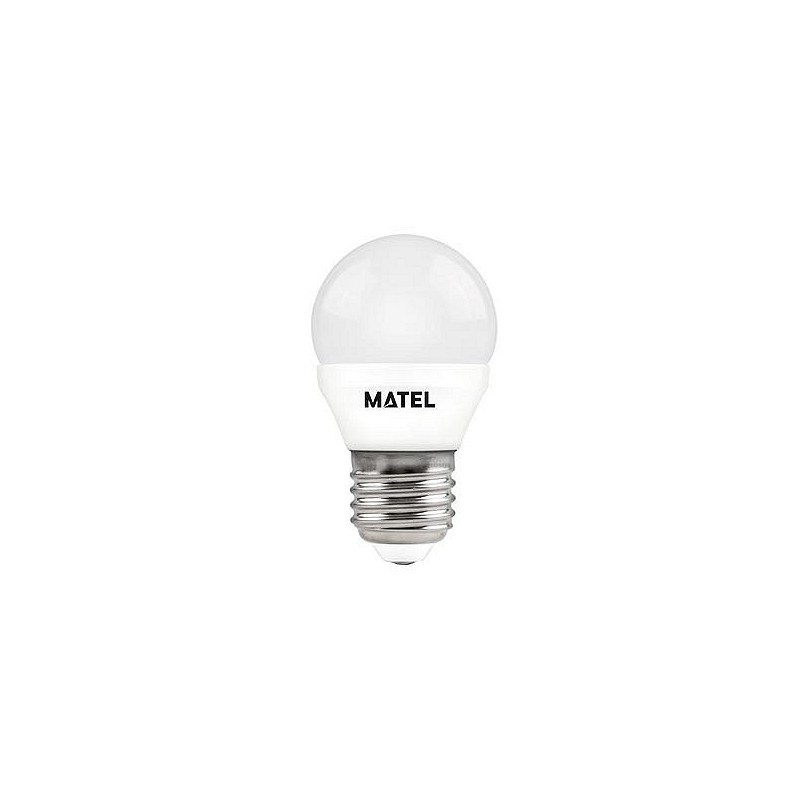 Compra Bombilla led esferica e27 luz calida 650lm 7w MATEL 23196 al mejor precio