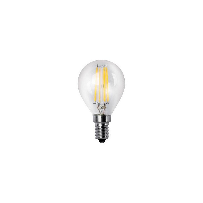 Compra Bombilla led filamento esferica e14 luz fria 400lm 4w MATEL 23167 al mejor precio