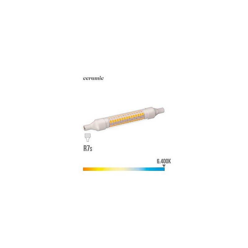 Compra Bombilla led lineal 118mm r7s luz fria 1100lm 9w EDM 98987 al mejor precio