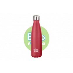 Botella termo inox rojo 500...