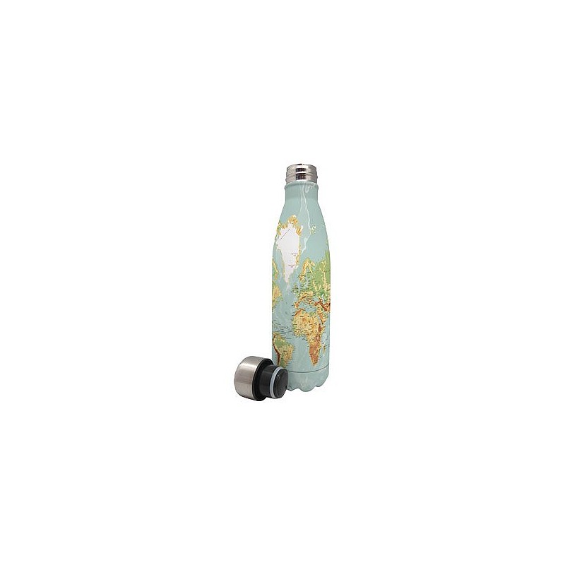 Compra Botella inox termo decorada 500 ml-mapa FIH 515 al mejor precio