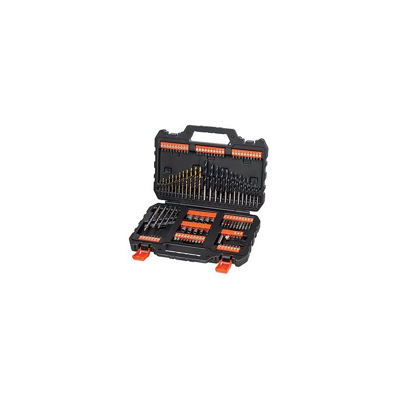 Compra Brocas y puntas atornillar set 109 pzs maletin BLACK & DECKER A7200-XJ al mejor precio