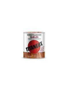 Compra Barniz poliuretano suelos satinado 750 ml incoloro TITANLUX M17100034/5809429 al mejor precio