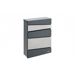 Compra BUZON EXTERIOR ACERO/INOX FLYSCH ANTRACITA/INOX 27,5 X 36,5 X 10 ARREGUI E6925 al mejor precio