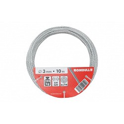 Compra CABLE ACERO CINCADO 3MM 10MT ROMBULL 820202056160 al mejor precio