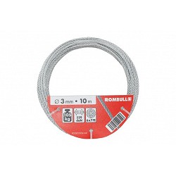 Compra CABLE ACERO CINCADO 4MM 10MT ROMBULL 820202076160 al mejor precio