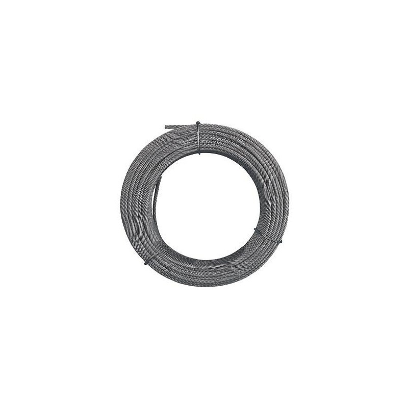 Compra Cable acero galvanizado rollo 15 m diámetro 2 (6 x 7) +1 alma textil NON 120090082 al mejor precio