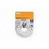 Compra Cable coaxial tv 19vat - blanco 5 m AXIL CA0707E al mejor precio