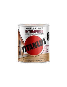 Compra Barniz sintetico intemperie brillante 750 ml incoloro TITANLUX M14100034/5809425 al mejor precio