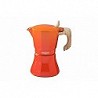 Compra Cafetera aluminio induccion petra naranja 6 tazas OROLEY 215090306 al mejor precio