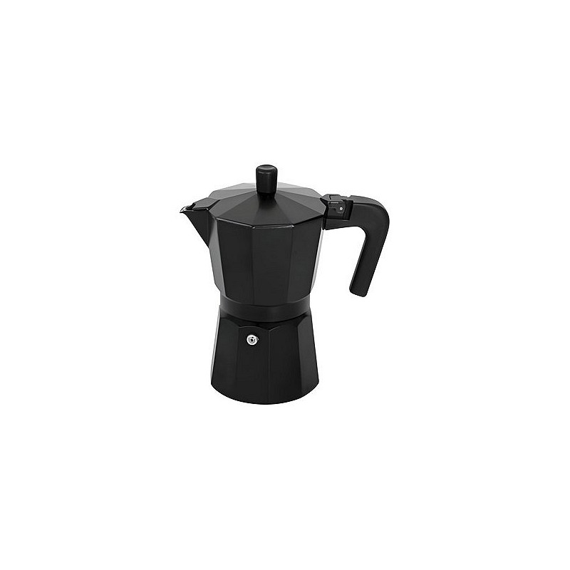 Compra Cafetera aluminio pisa negra 6 tazas BOX PLUS 277600C al mejor precio