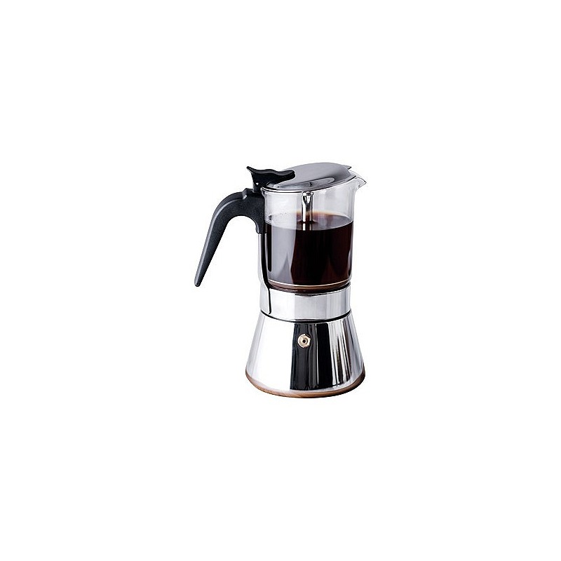 Compra Cafetera inox borosilicato siena 6 tazas 62126 al mejor precio