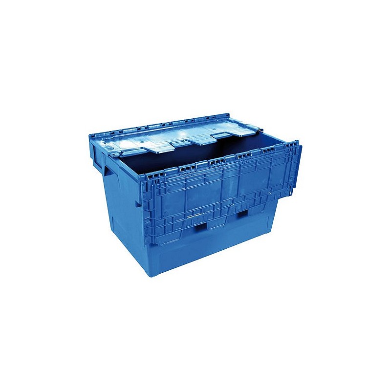 Compra Caja almacen y transporte polipropileno azul 600 x 400 x 340 mm TAYG 266003 al mejor precio